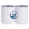 10 oz. White Stainless Steel Short Tumbler Thumbnail