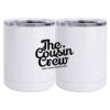 10 oz. White Stainless Steel Short Tumbler Thumbnail