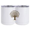 10 oz. White Stainless Steel Short Tumbler Thumbnail