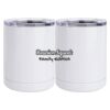 10 oz. White Stainless Steel Short Tumbler Thumbnail