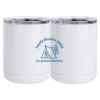 10 oz. White Stainless Steel Short Tumbler Thumbnail