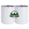 10 oz. White Stainless Steel Short Tumbler Thumbnail