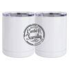 10 oz. White Stainless Steel Short Tumbler Thumbnail