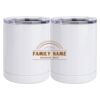 10 oz. White Stainless Steel Short Tumbler Thumbnail