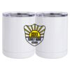 10 oz. White Stainless Steel Short Tumbler Thumbnail