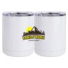 10 oz. White Stainless Steel Short Tumbler Thumbnail