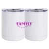 10 oz. White Stainless Steel Short Tumbler Thumbnail