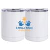 10 oz. White Stainless Steel Short Tumbler Thumbnail