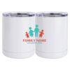 10 oz. White Stainless Steel Short Tumbler Thumbnail