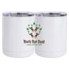 10 oz. White Stainless Steel Short Tumbler Thumbnail