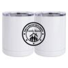 10 oz. White Stainless Steel Short Tumbler Thumbnail