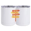 10 oz. White Stainless Steel Short Tumbler Thumbnail