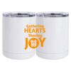 10 oz. White Stainless Steel Short Tumbler Thumbnail
