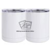 10 oz. White Stainless Steel Short Tumbler Thumbnail