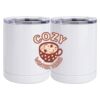 10 oz. White Stainless Steel Short Tumbler Thumbnail