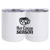 10 oz. White Stainless Steel Short Tumbler Thumbnail
