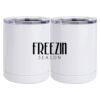 10 oz. White Stainless Steel Short Tumbler Thumbnail