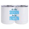 10 oz. White Stainless Steel Short Tumbler Thumbnail