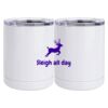 10 oz. White Stainless Steel Short Tumbler Thumbnail