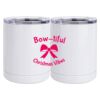 10 oz. White Stainless Steel Short Tumbler Thumbnail