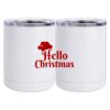 10 oz. White Stainless Steel Short Tumbler Thumbnail