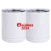 10 oz. White Stainless Steel Short Tumbler Thumbnail
