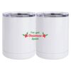 10 oz. White Stainless Steel Short Tumbler Thumbnail