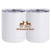 10 oz. White Stainless Steel Short Tumbler Thumbnail