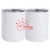 10 oz. White Stainless Steel Short Tumbler Thumbnail
