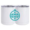 10 oz. White Stainless Steel Short Tumbler Thumbnail