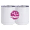 10 oz. White Stainless Steel Short Tumbler Thumbnail