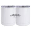 10 oz. White Stainless Steel Short Tumbler Thumbnail