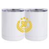10 oz. White Stainless Steel Short Tumbler Thumbnail
