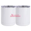 10 oz. White Stainless Steel Short Tumbler Thumbnail