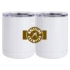 10 oz. White Stainless Steel Short Tumbler Thumbnail