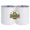 10 oz. White Stainless Steel Short Tumbler Thumbnail