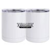 10 oz. White Stainless Steel Short Tumbler Thumbnail