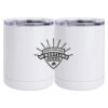 10 oz. White Stainless Steel Short Tumbler Thumbnail