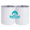 10 oz. White Stainless Steel Short Tumbler Thumbnail