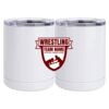 10 oz. White Stainless Steel Short Tumbler Thumbnail