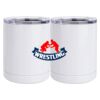 10 oz. White Stainless Steel Short Tumbler Thumbnail