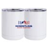 10 oz. White Stainless Steel Short Tumbler Thumbnail
