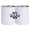 10 oz. White Stainless Steel Short Tumbler Thumbnail