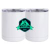 10 oz. White Stainless Steel Short Tumbler Thumbnail