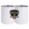 10 oz. White Stainless Steel Short Tumbler Thumbnail