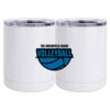 10 oz. White Stainless Steel Short Tumbler Thumbnail