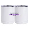 10 oz. White Stainless Steel Short Tumbler Thumbnail