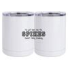 10 oz. White Stainless Steel Short Tumbler Thumbnail