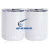 10 oz. White Stainless Steel Short Tumbler Thumbnail