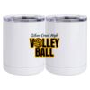 10 oz. White Stainless Steel Short Tumbler Thumbnail